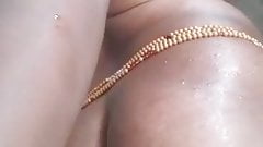 Big boobs takes a shower.