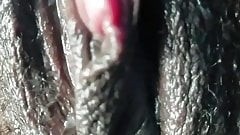 Black street pussy and clit