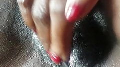 Fingering black granny